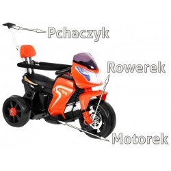 MOTOR PCHACZYK ROWER pomarańczowy na akumulator
